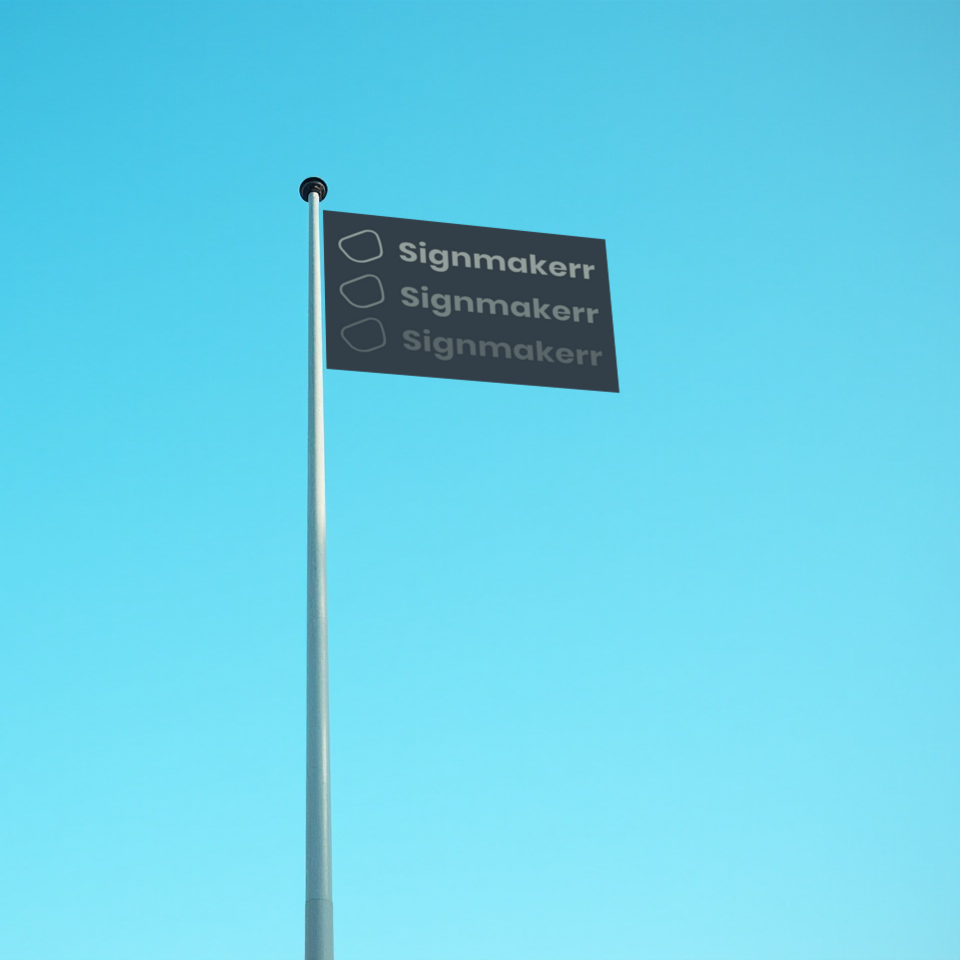 Företagsflagga liggande 150x100 cm